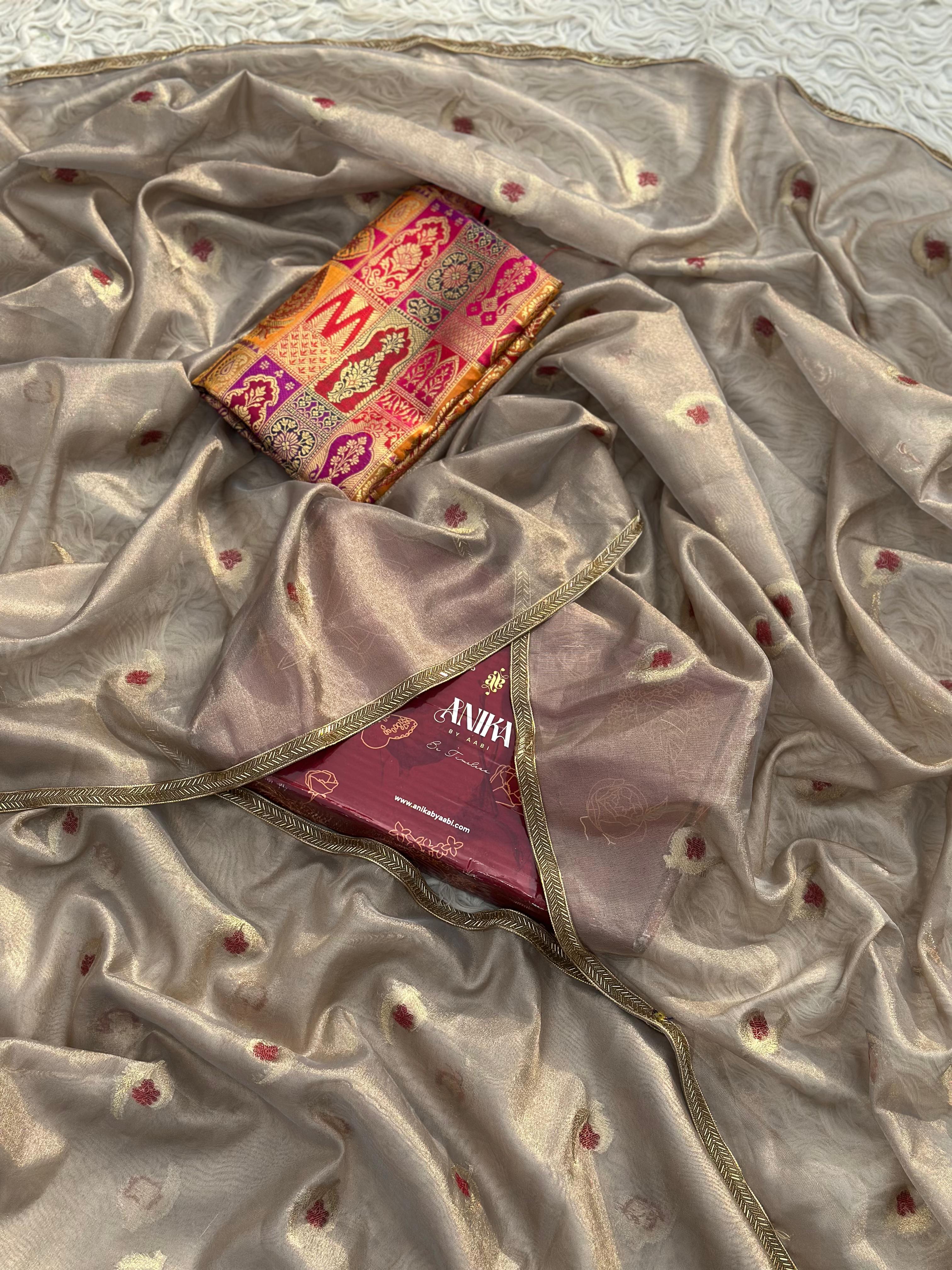 Beige Gold Tissue  -Anika's Exclusive Edit