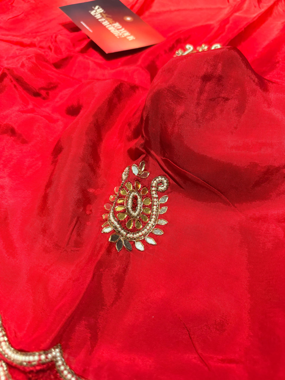 Anika's Ragha -Dual Shade Red
