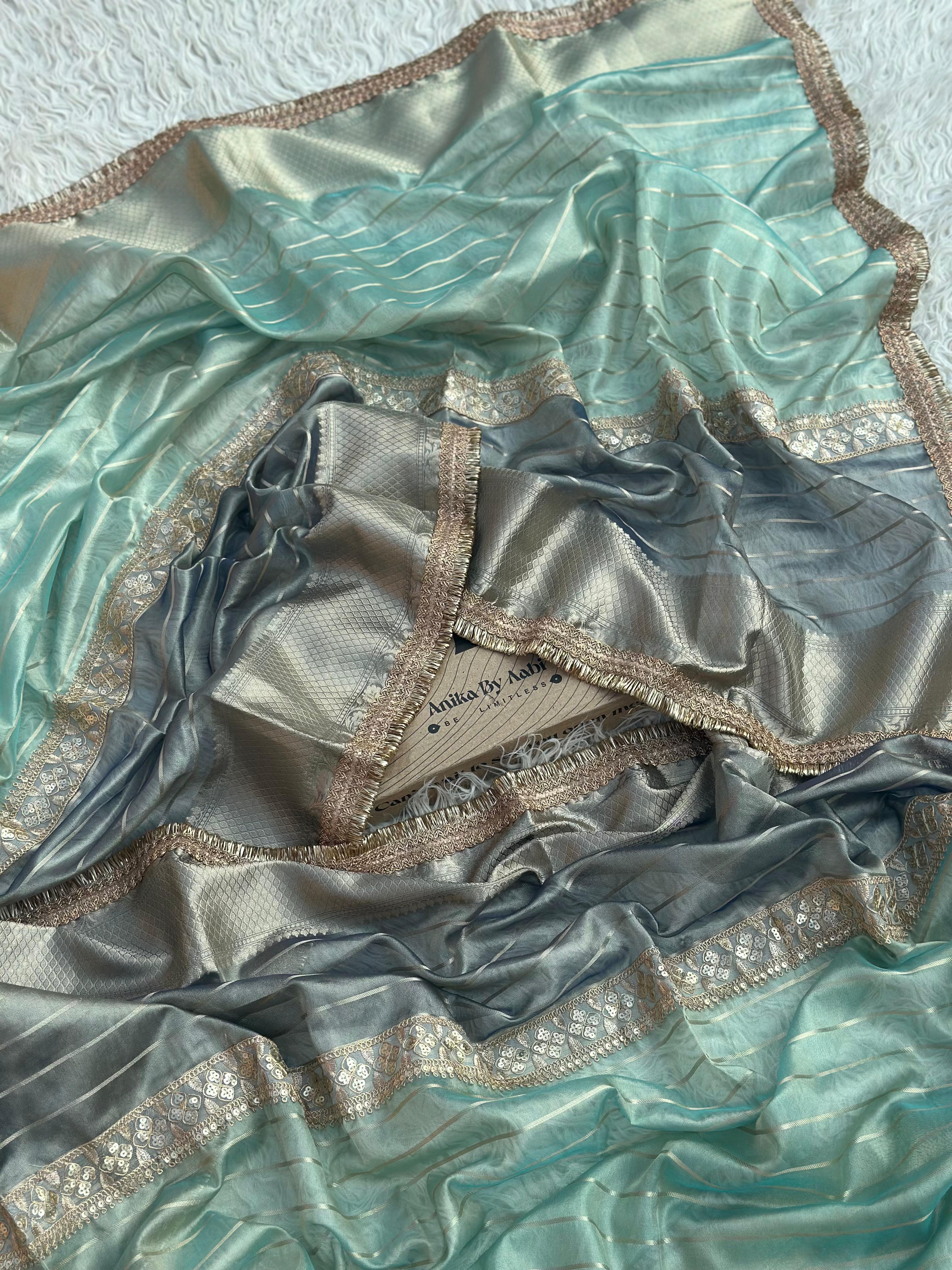Anika's Banarasi Tissue silk saree -YARA 1