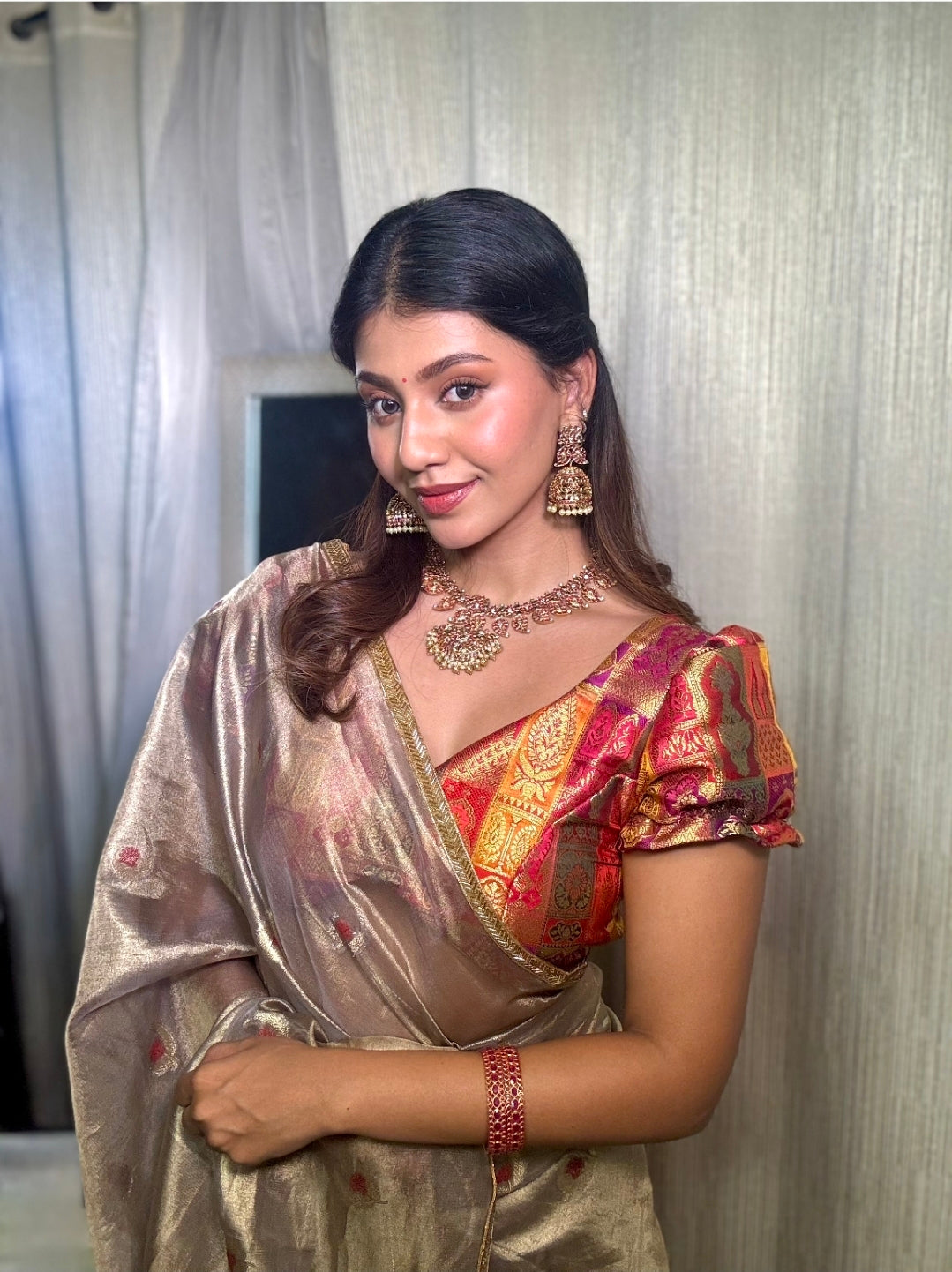 Beige Gold Tissue  -Anika's Exclusive Edit