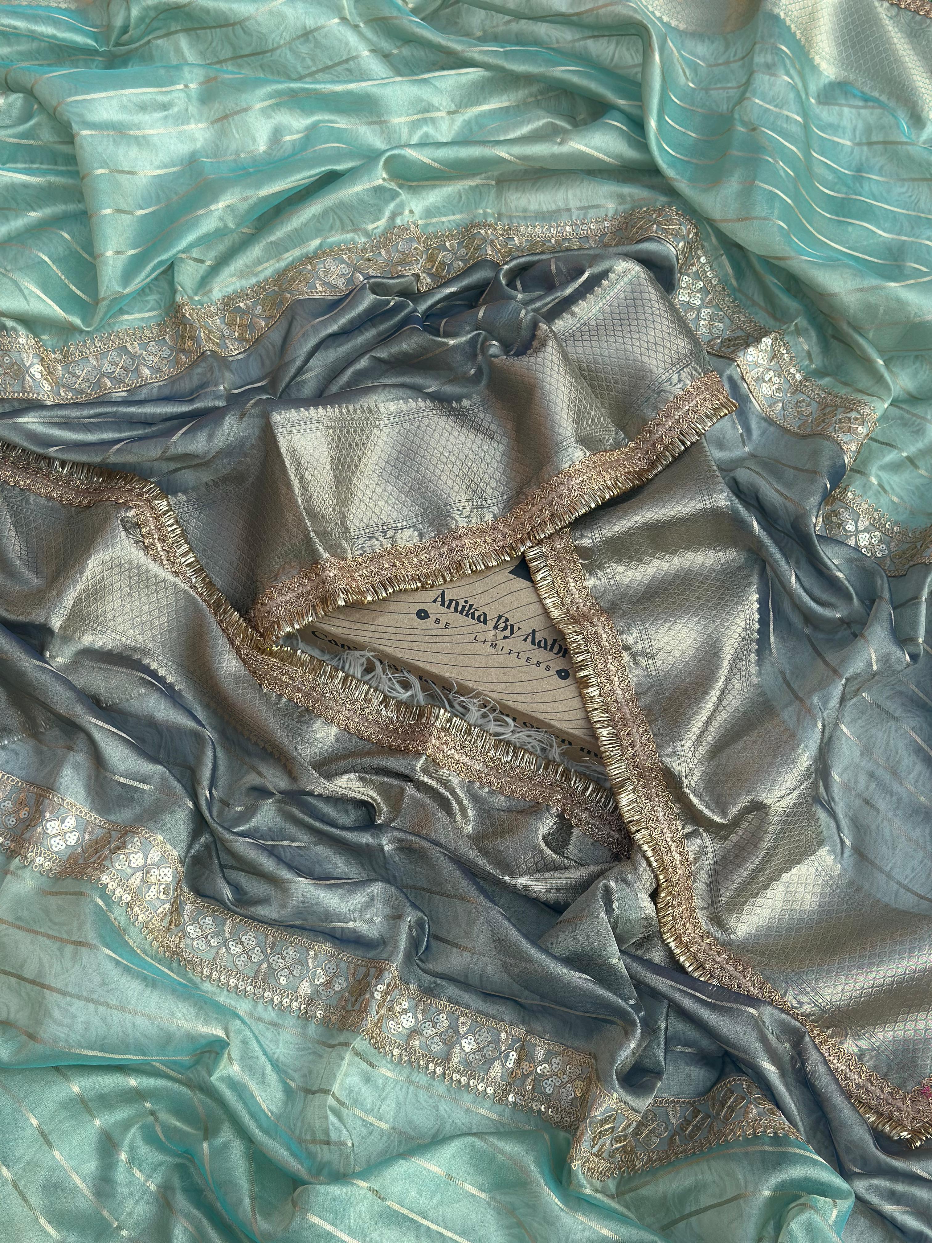 Anika's Banarasi Tissue silk saree -YARA 1