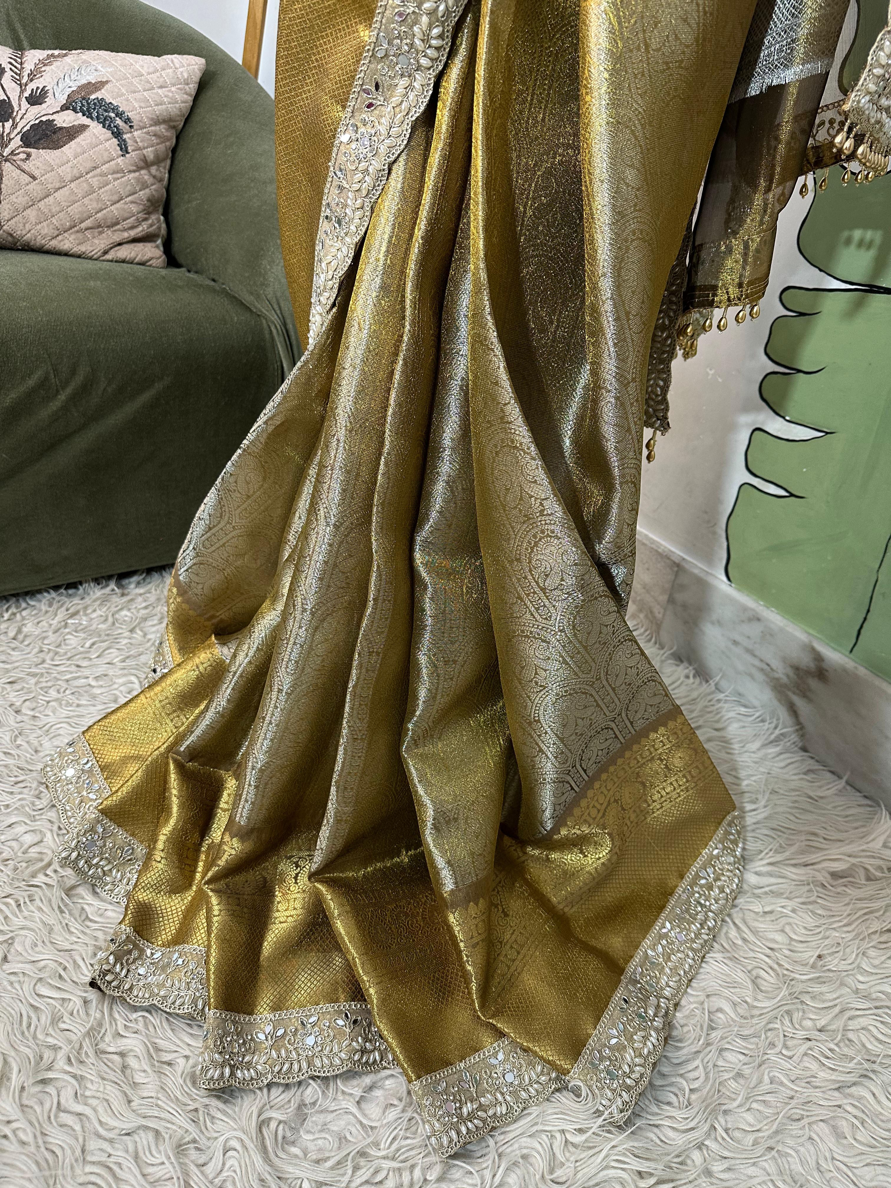 SHOBITA - Exclusive Semi Kanchi Saree with lace