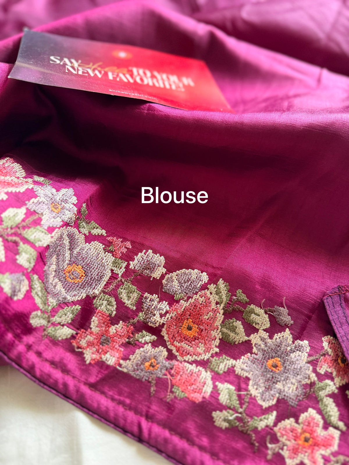 Soft chinon Floral Saree-01