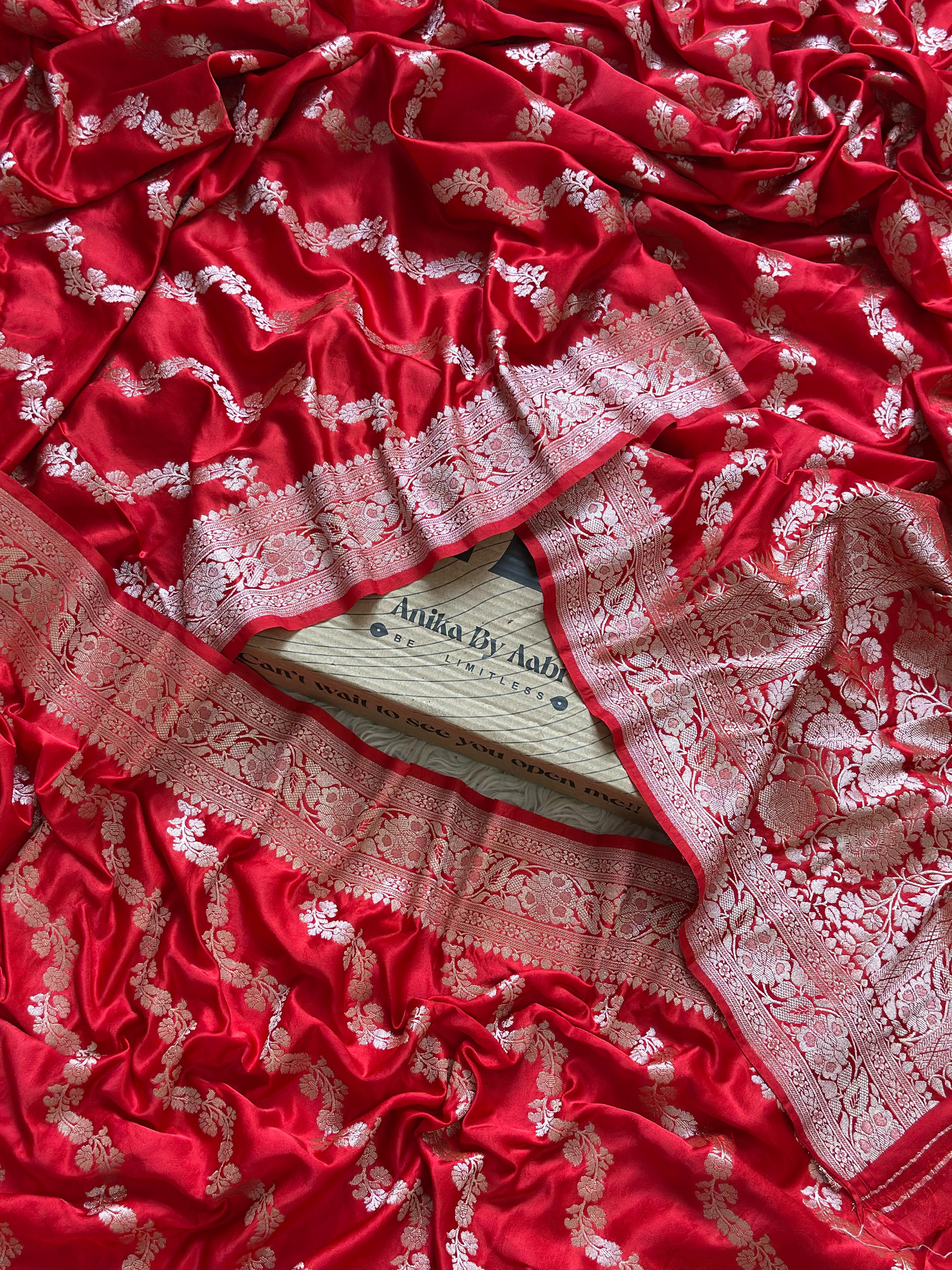 JANANI-RED SAREE
