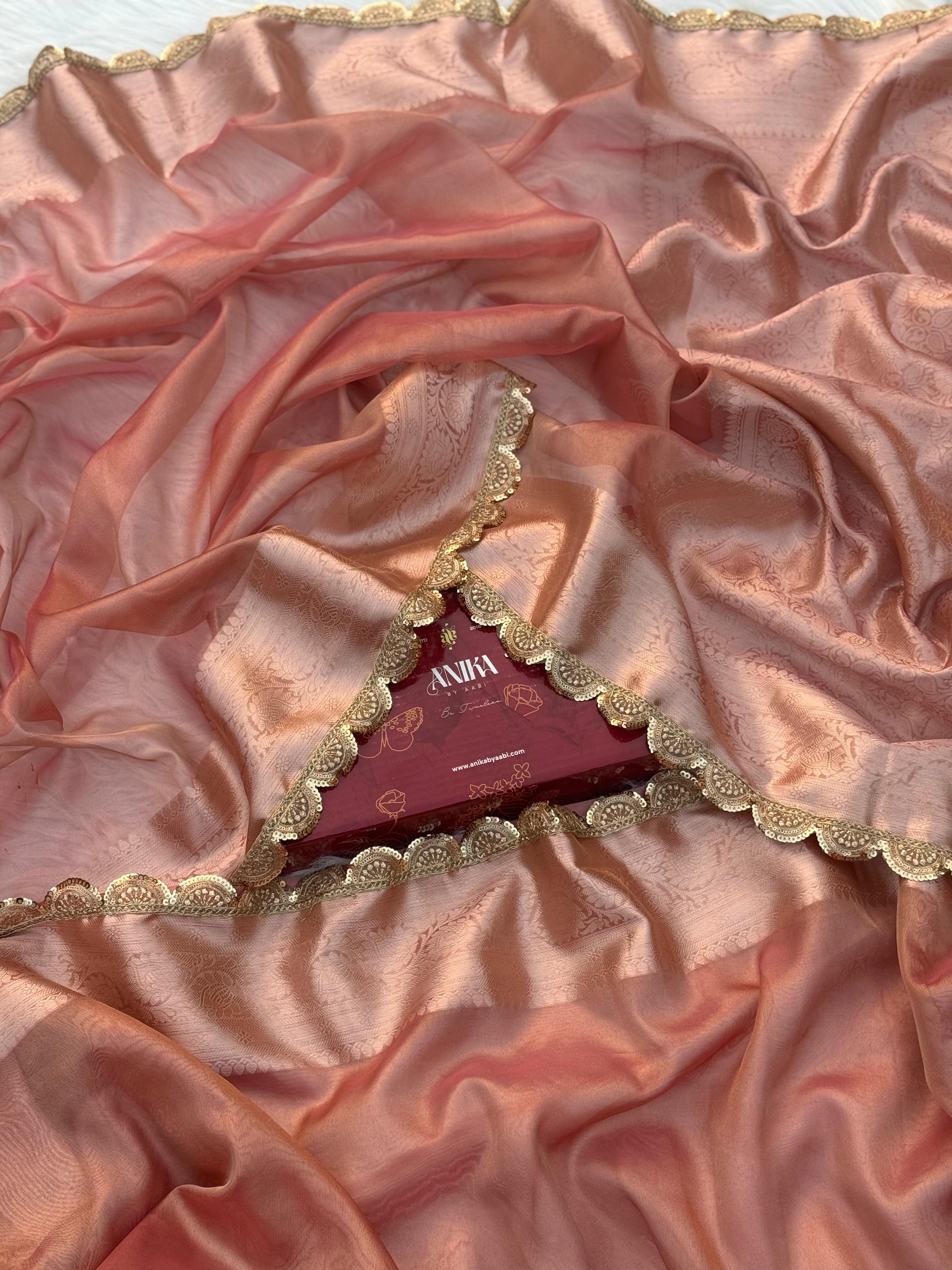 Anika's Alia bhat  Banarasi Tissue silk saree - AB27