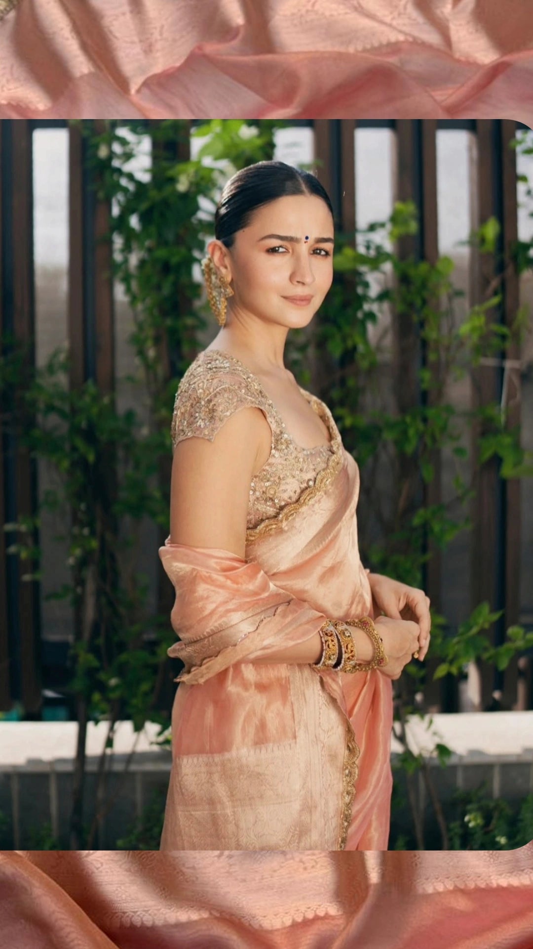 Anika's Alia bhat  Banarasi Tissue silk saree - AB27