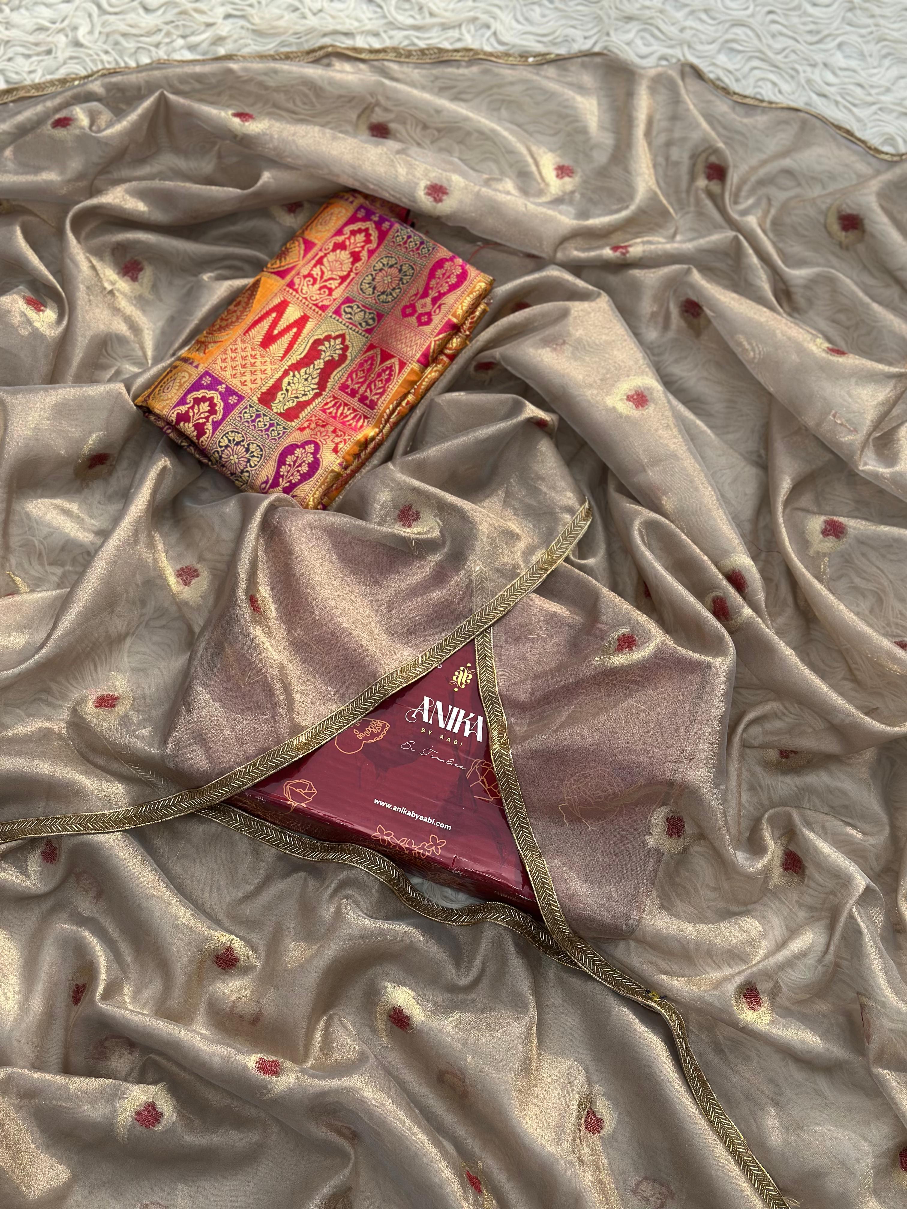 Beige Gold Tissue  -Anika's Exclusive Edit