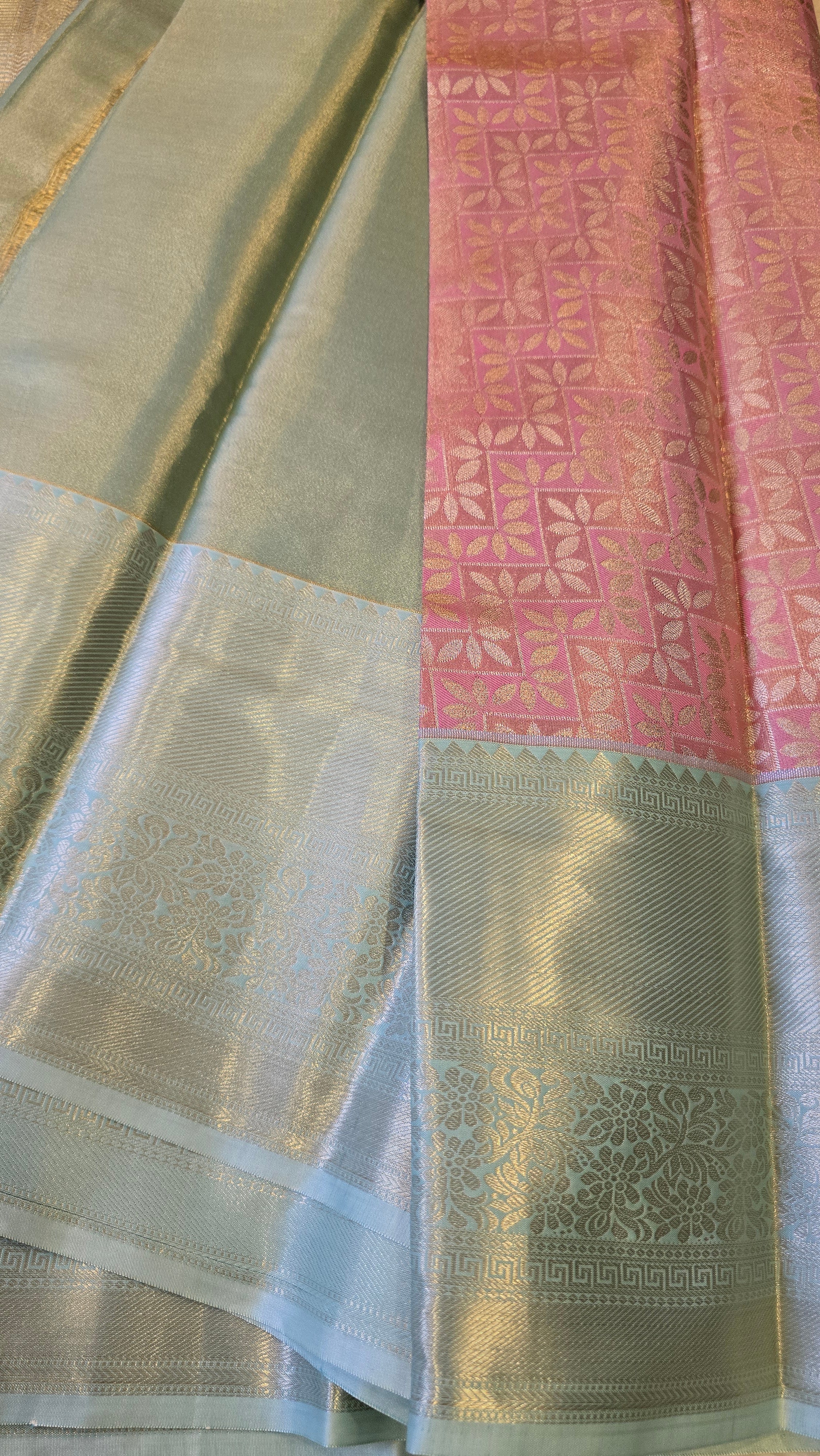 SWAYAMVARAM- EXCLUSIVE CONTRAST PINK AND SKY BLUE BRIDAL EDIT