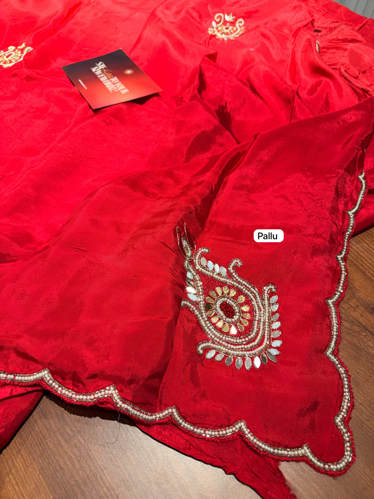 Anika's Ragha -Dual Shade Red