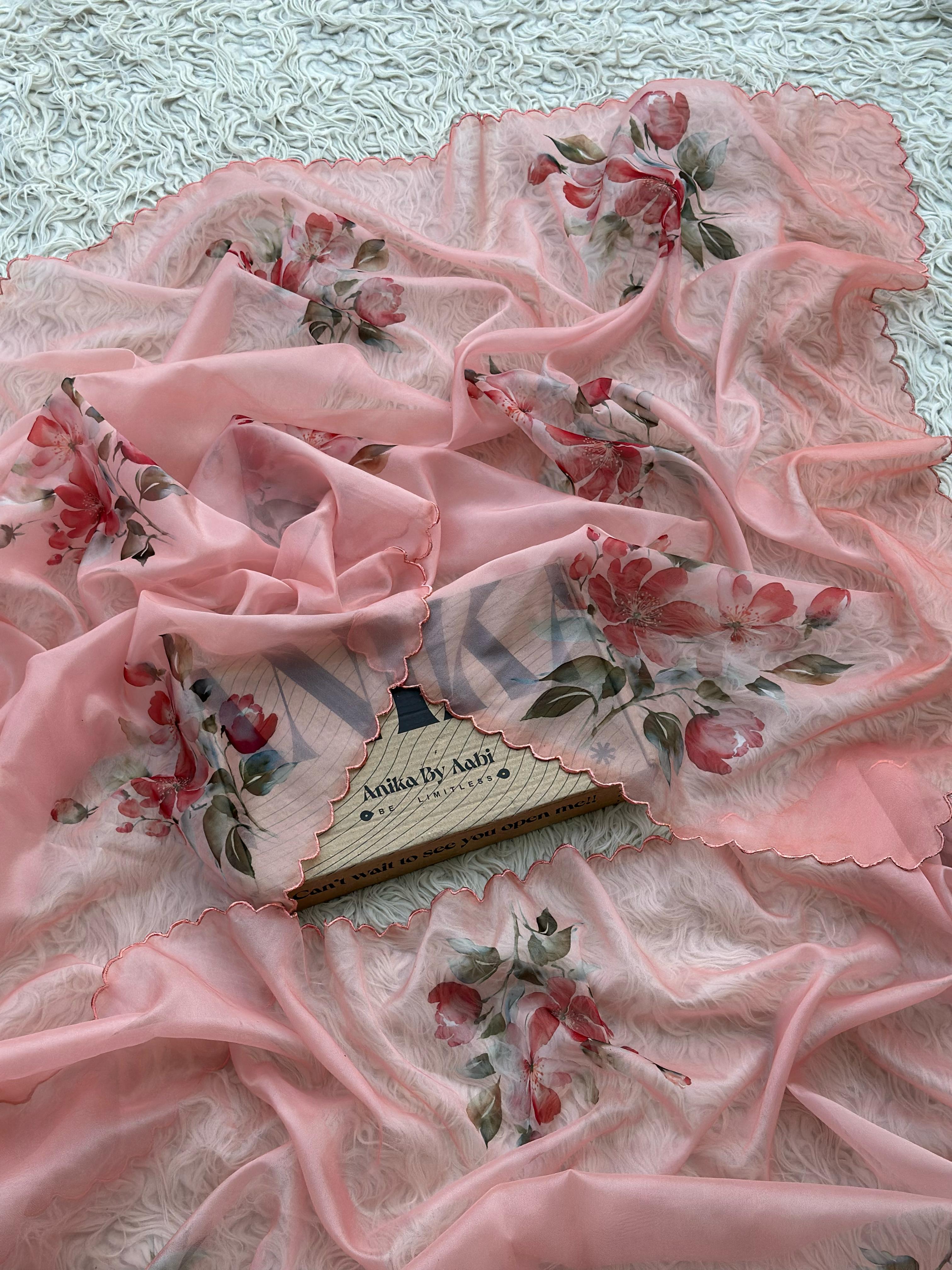 SITARA -PINKPEACH SAREE