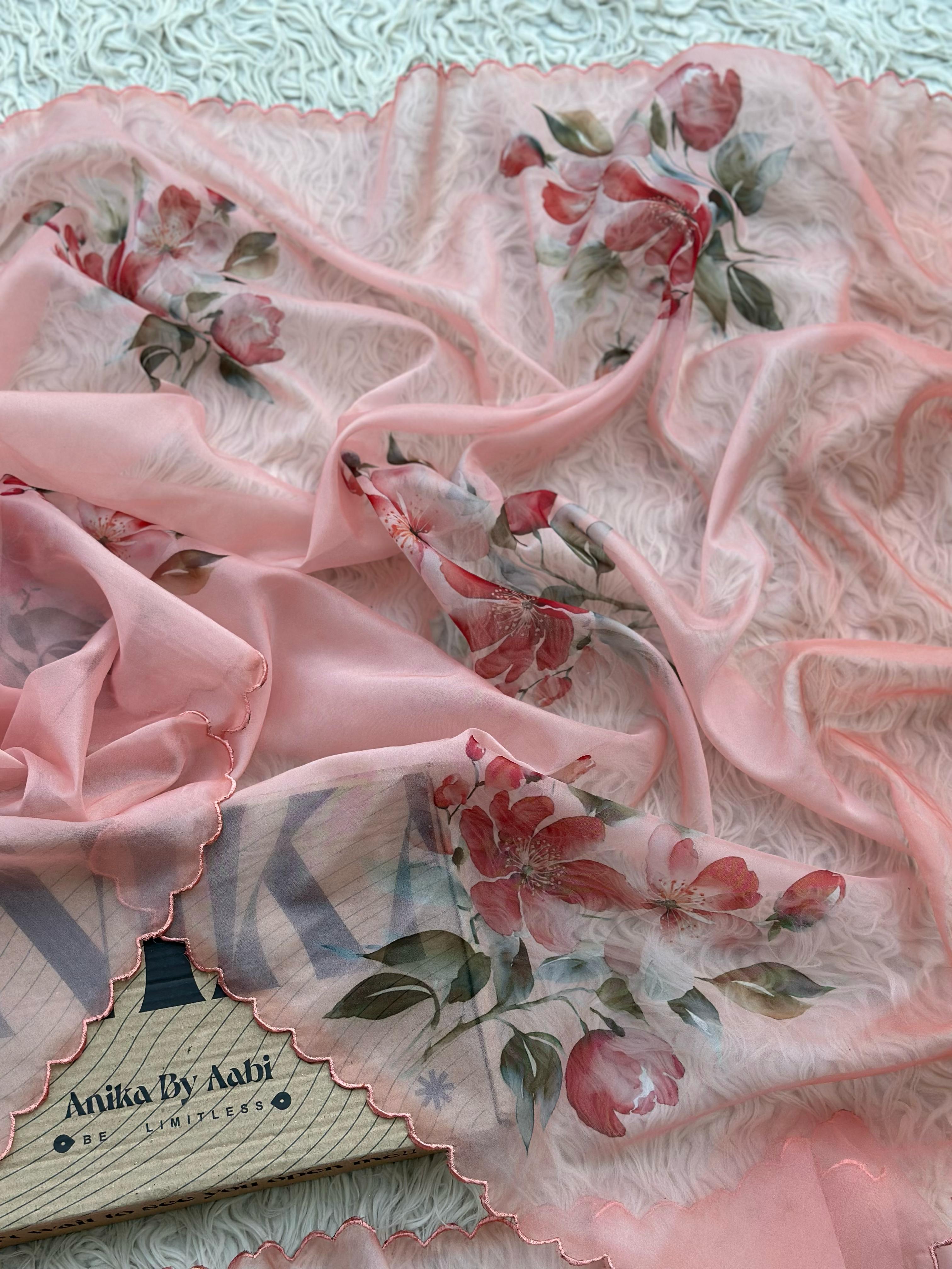 SITARA -PINKPEACH SAREE