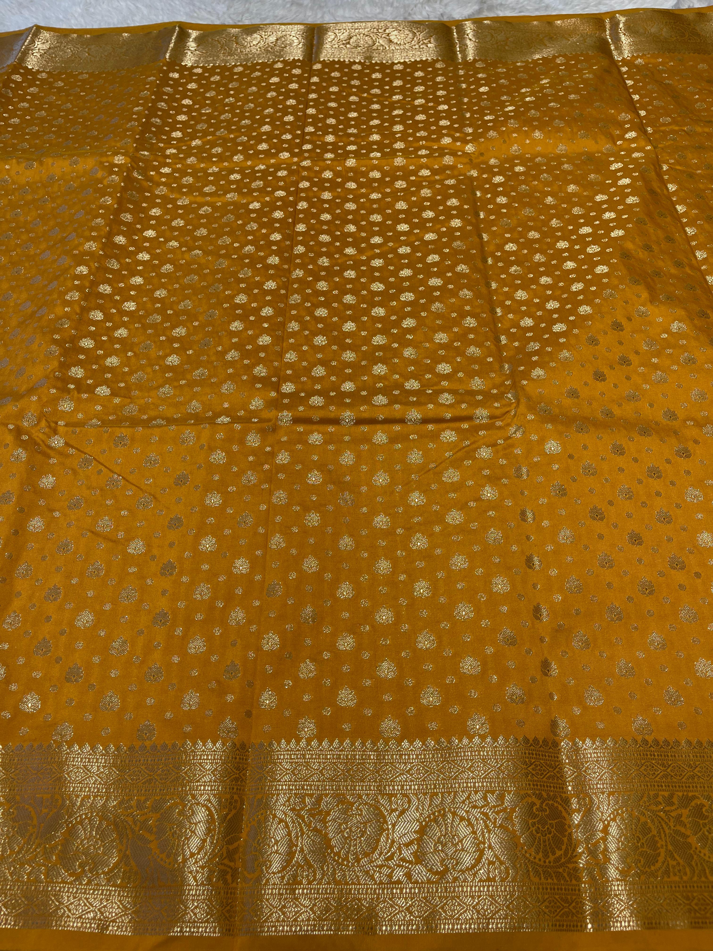 ANIKA'S SEMI KATAN SILK SAREE - ASK06