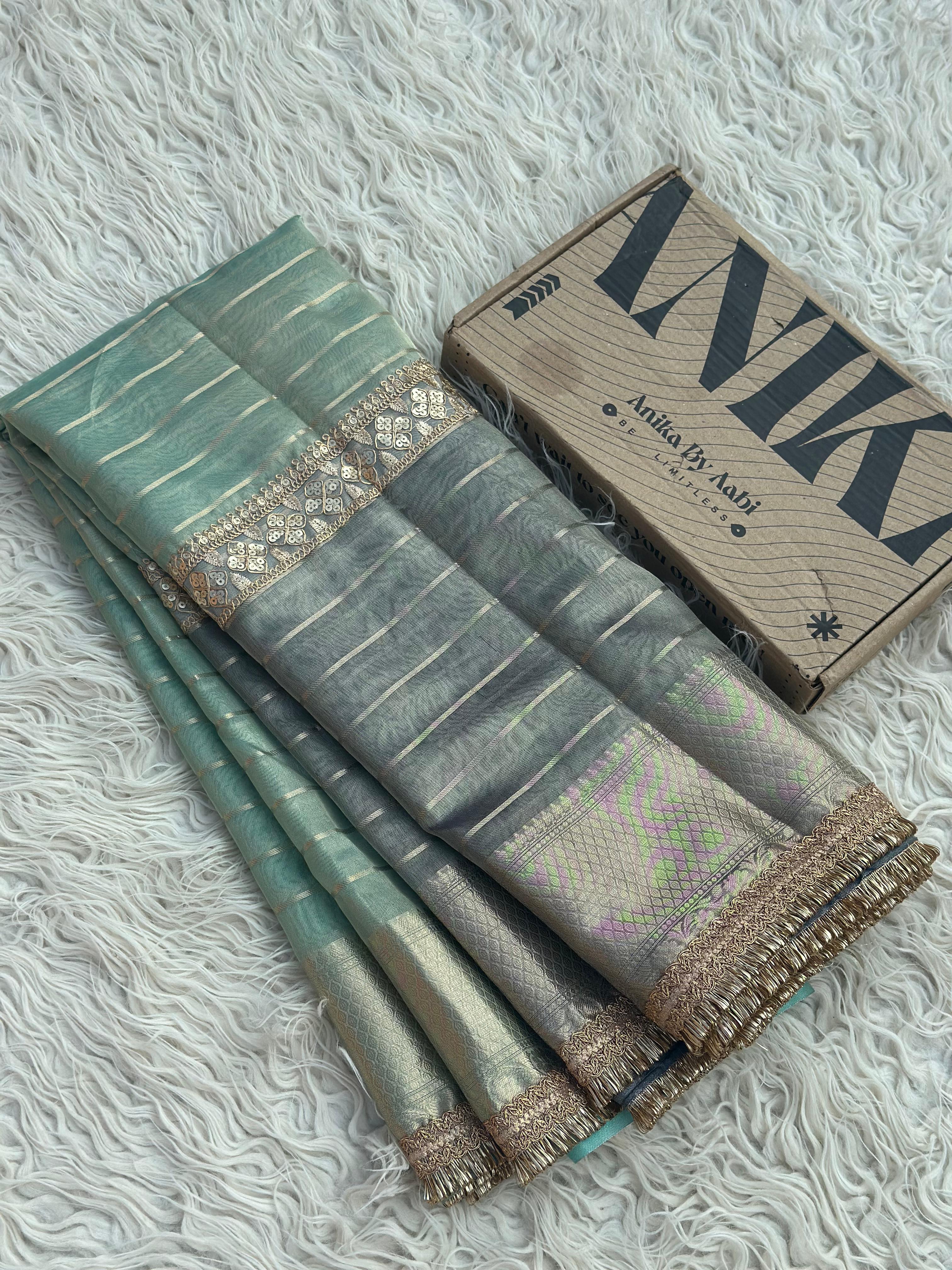 Anika's Banarasi Tissue silk saree -YARA 1