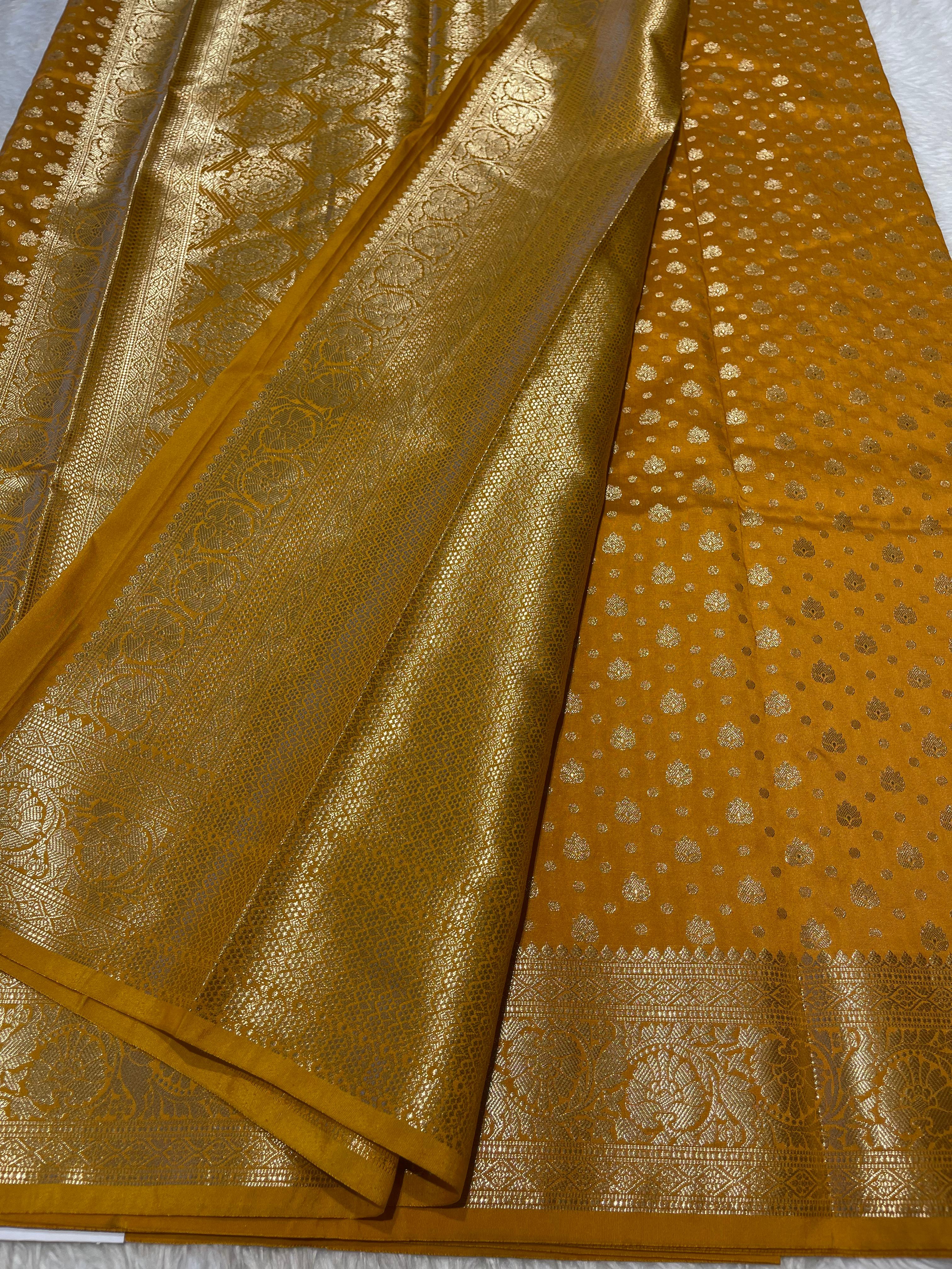 ANIKA'S SEMI KATAN SILK SAREE - ASK06