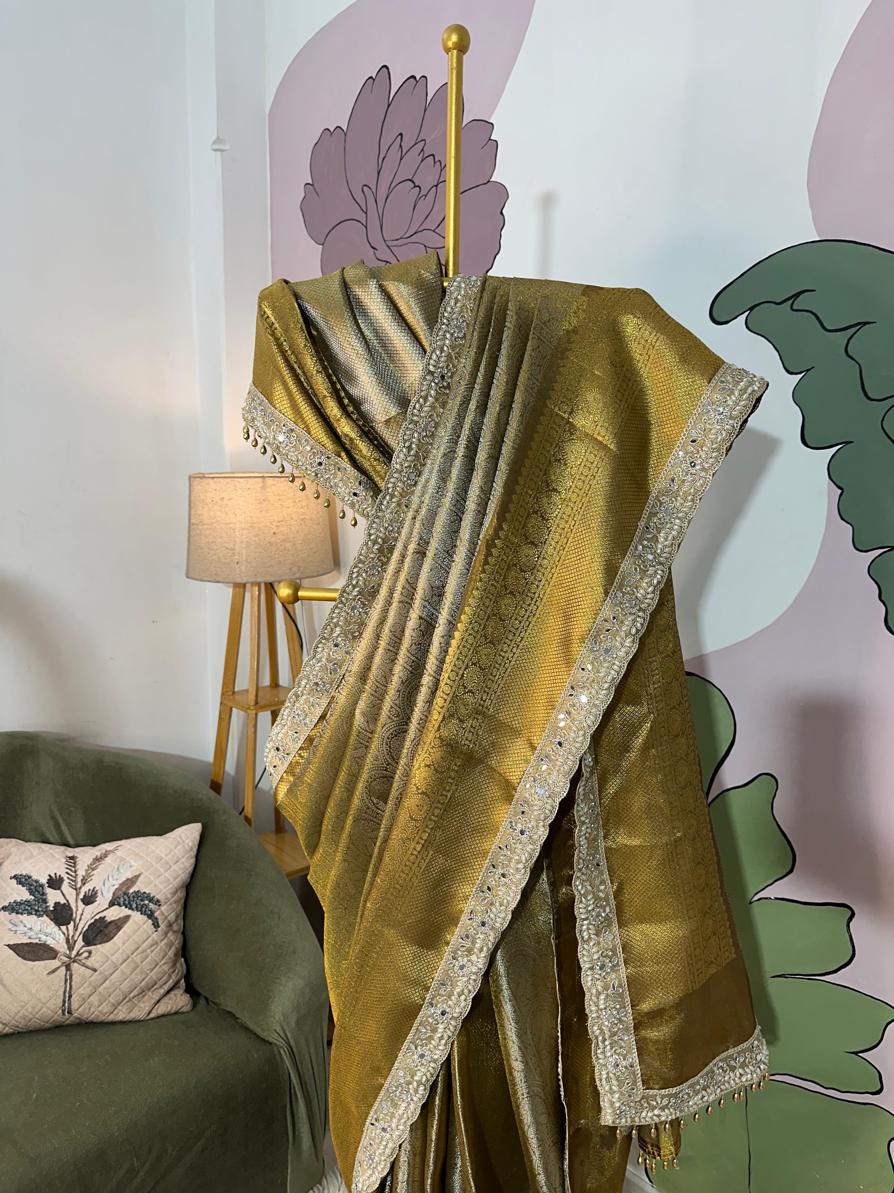 SHOBITA - Exclusive Semi Kanchi Saree with lace