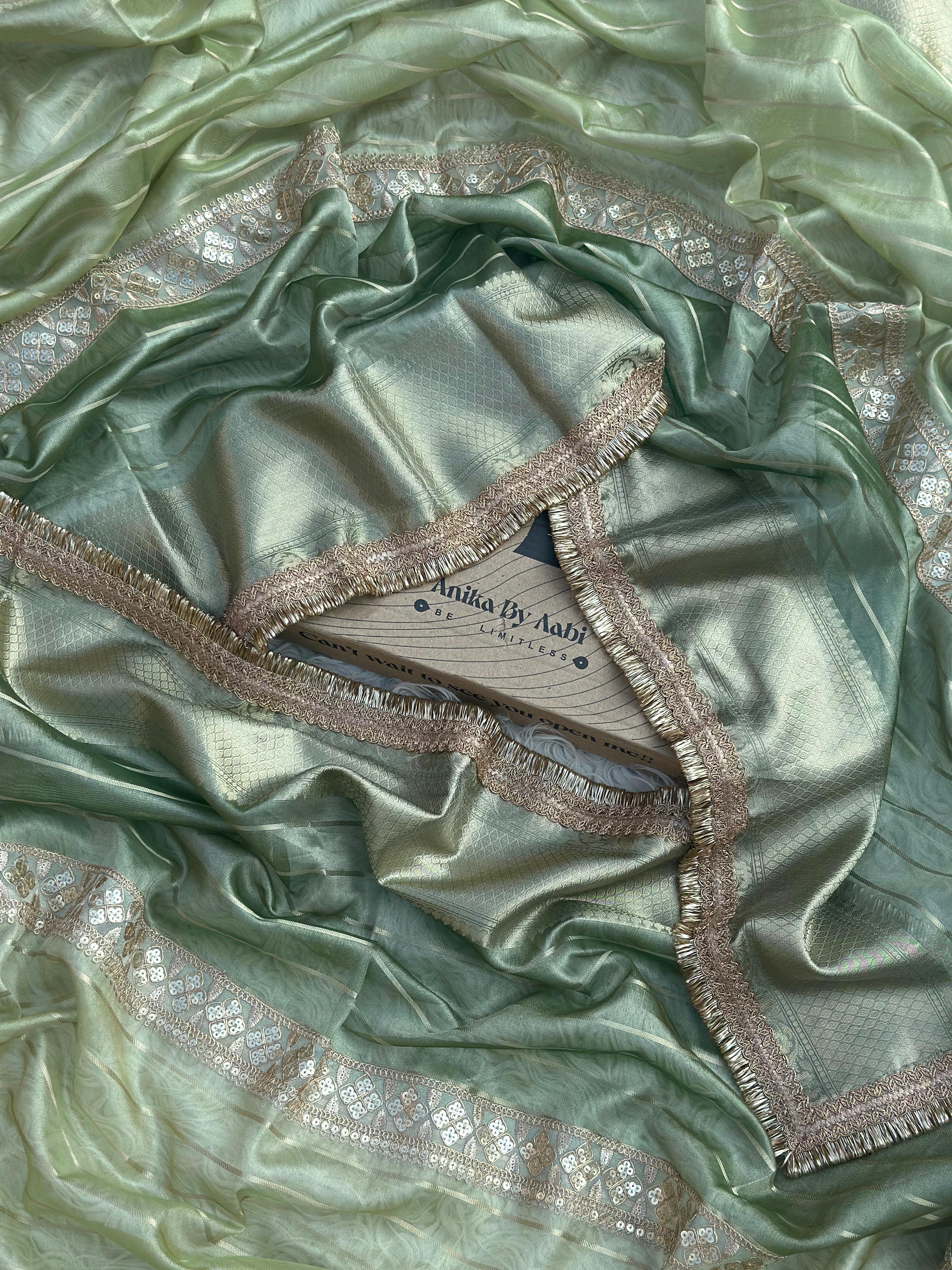 Anika's Banarasi Tissue silk saree-YARA2