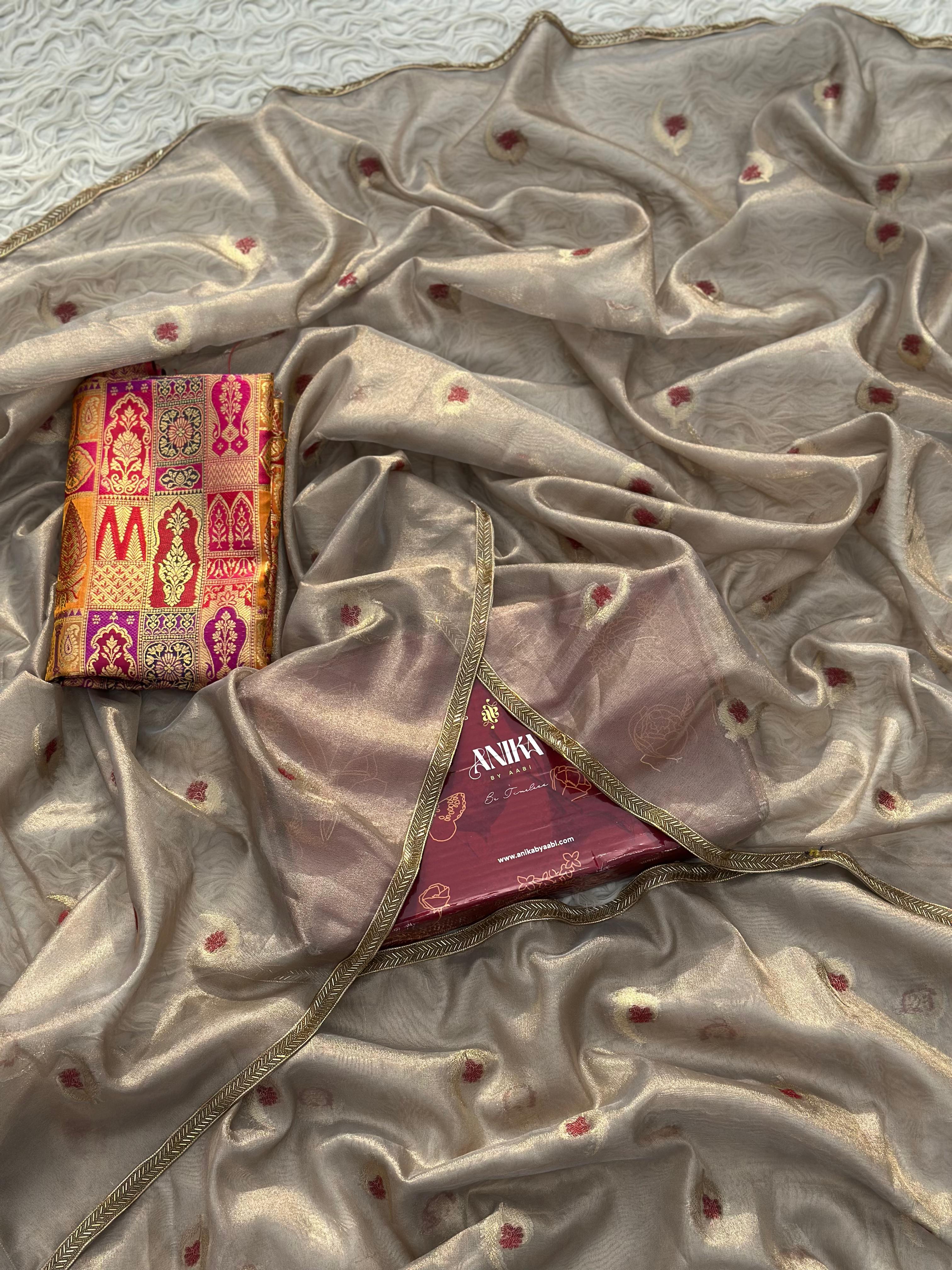 Beige Gold Tissue  -Anika's Exclusive Edit