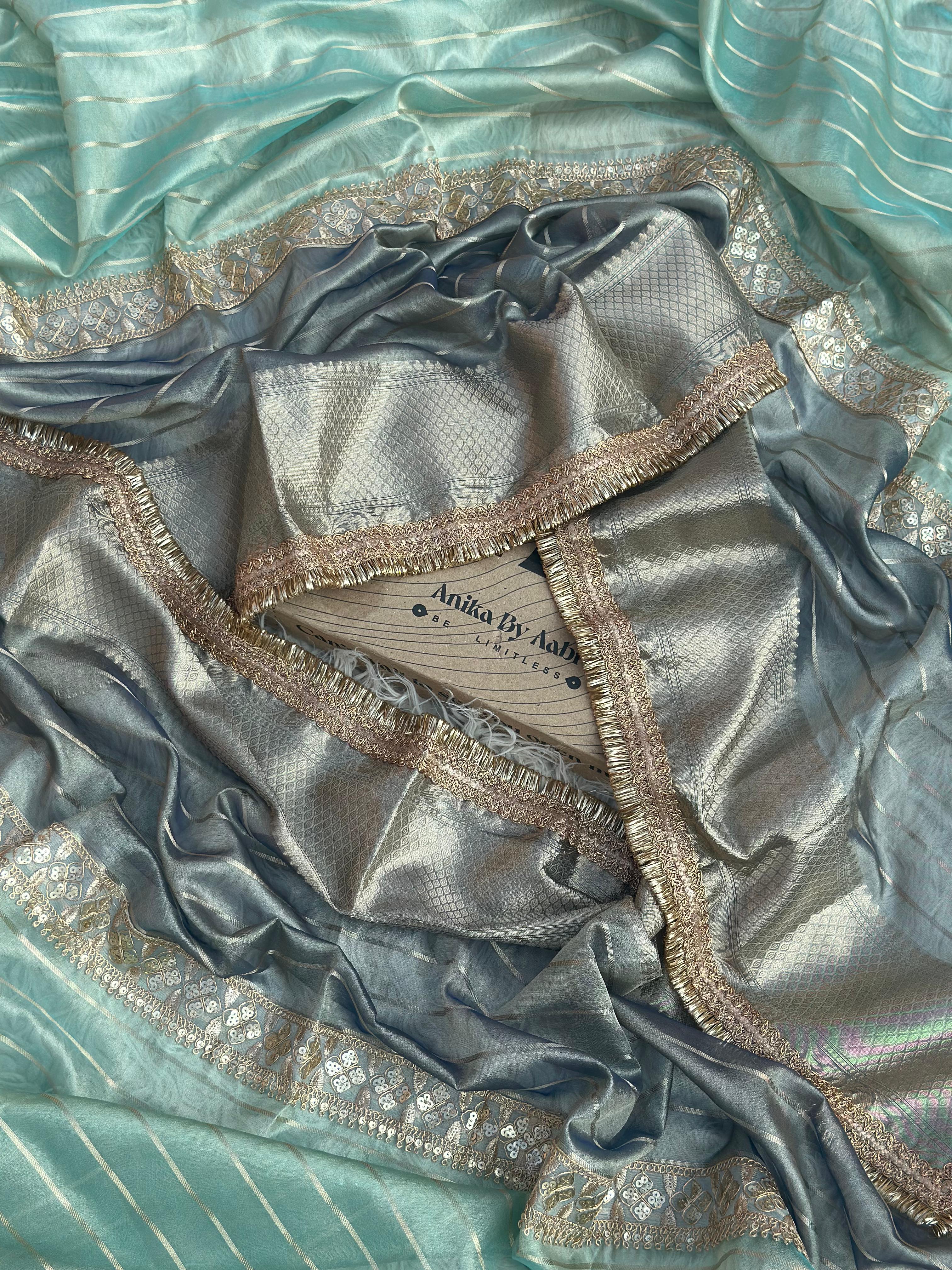 Anika's Banarasi Tissue silk saree -YARA 1