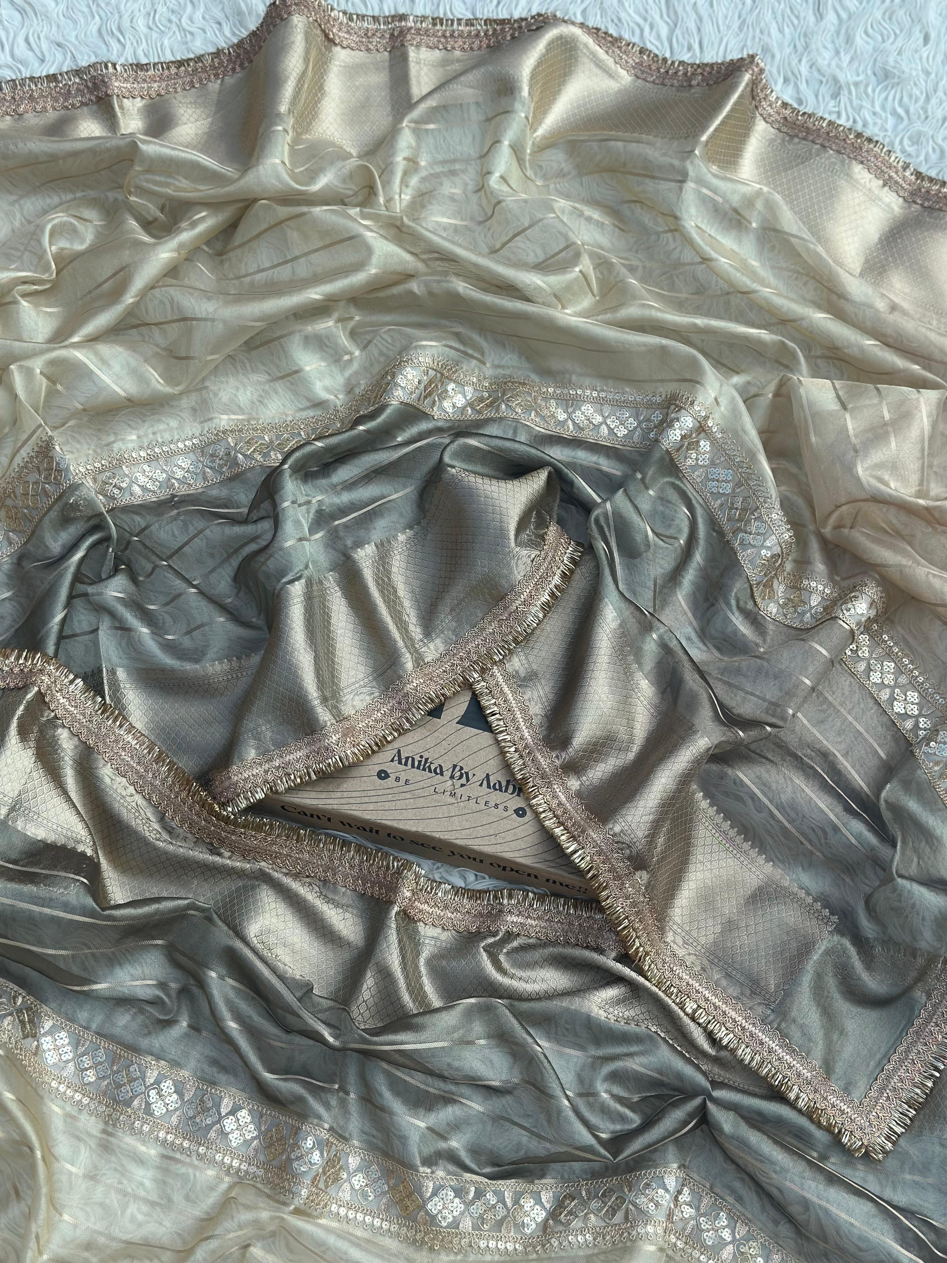 Anika's Banarasi Tissue silk saree-YARA3