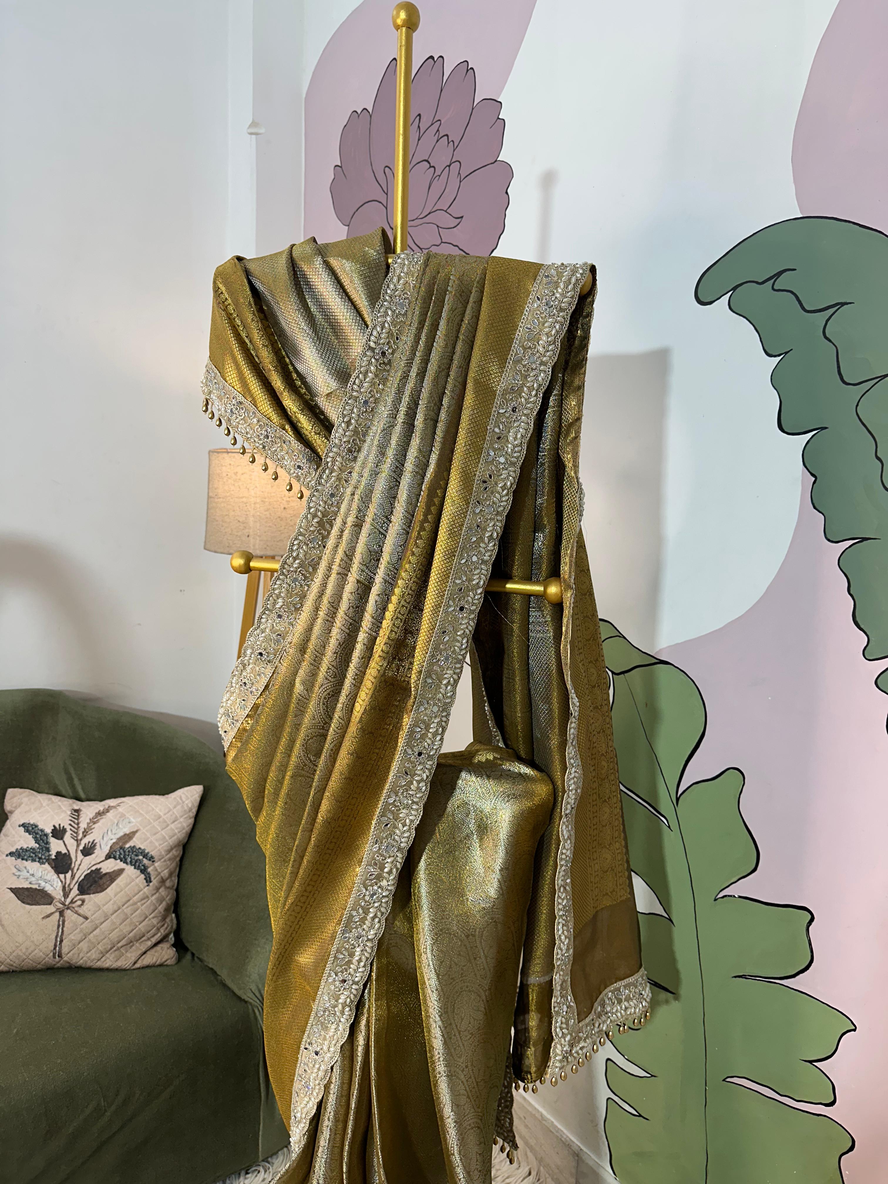 SHOBITA - Exclusive Semi Kanchi Saree with lace