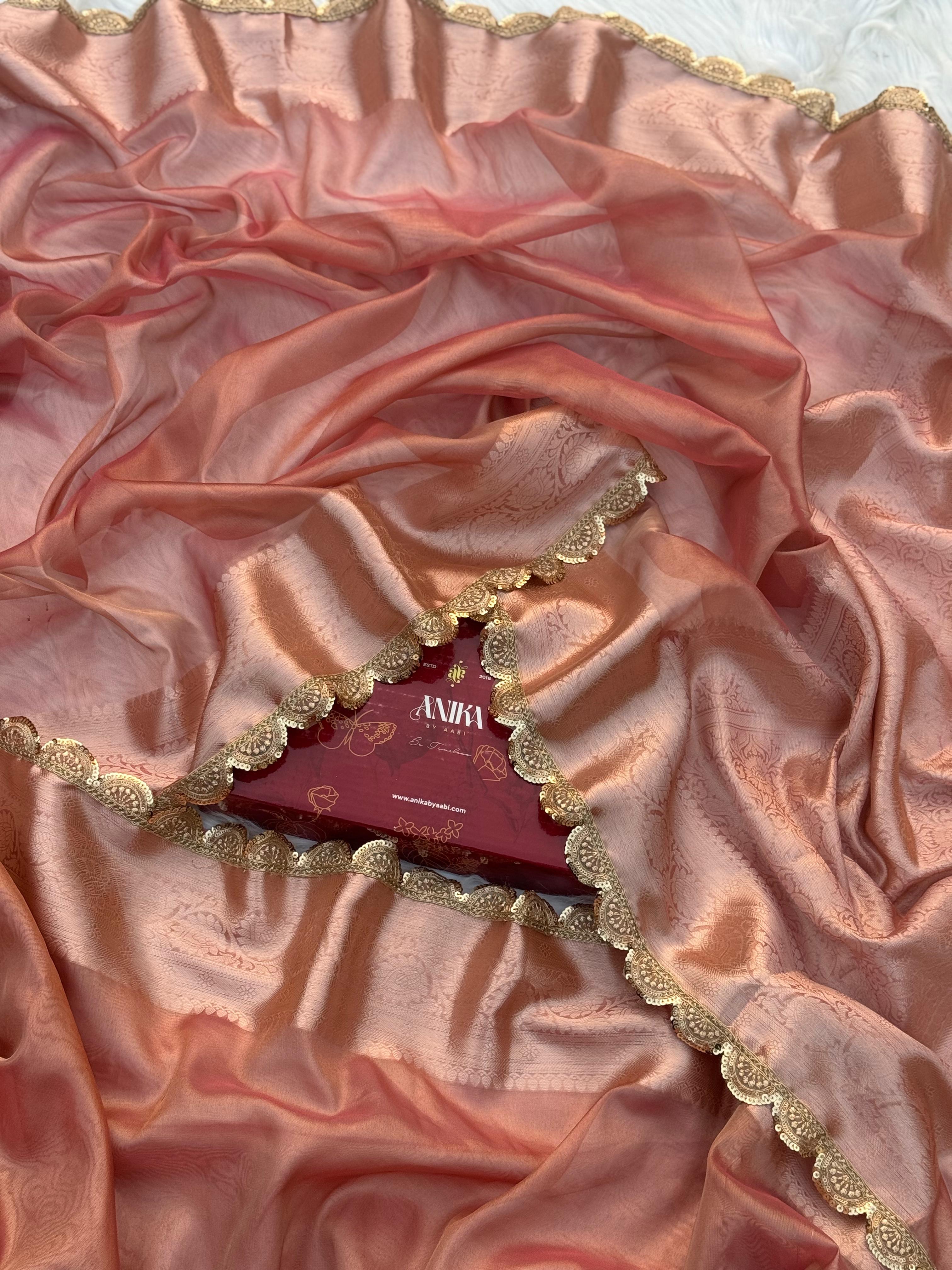 Anika's Alia bhat  Banarasi Tissue silk saree - AB27