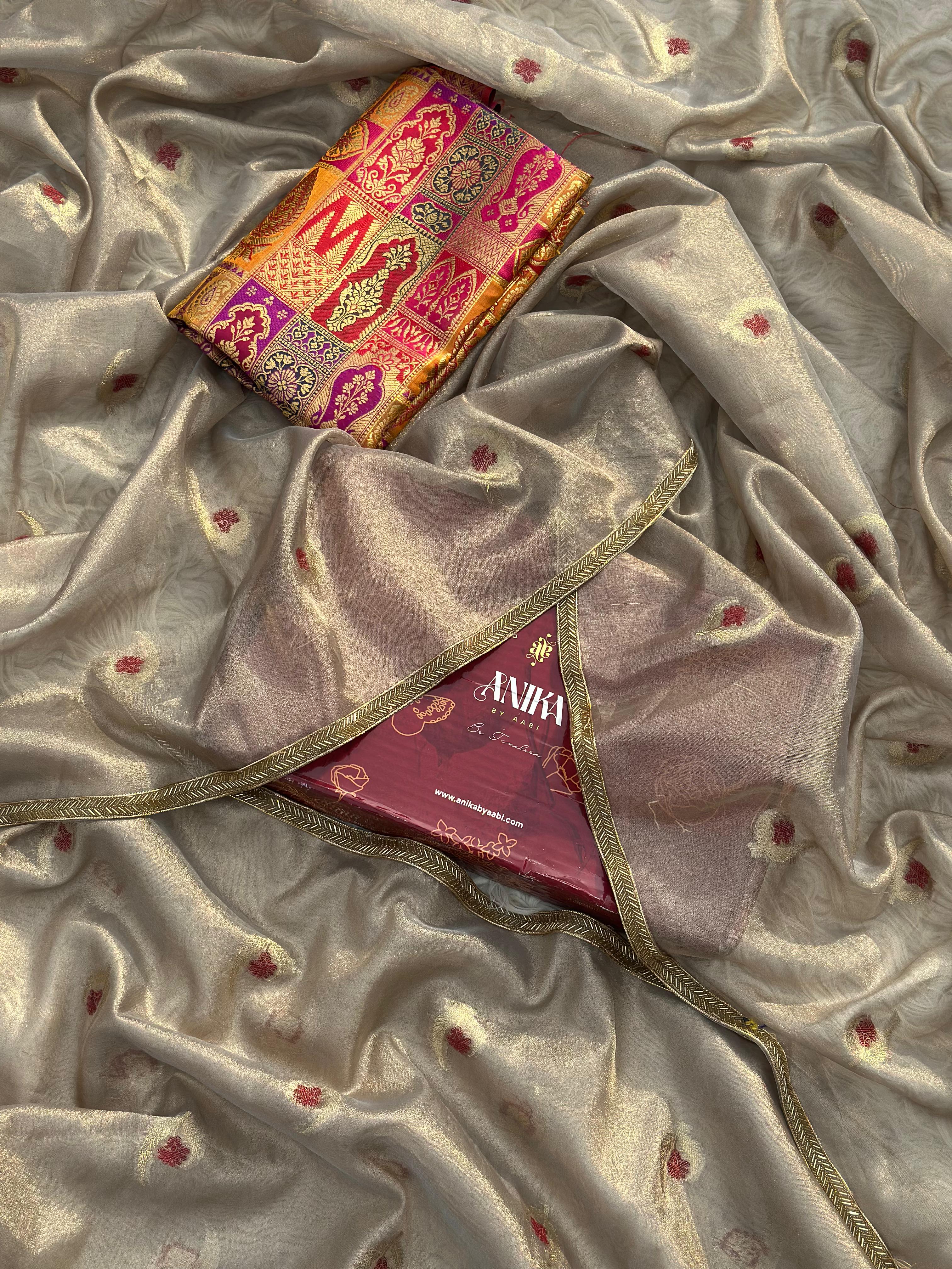 Beige Gold Tissue  -Anika's Exclusive Edit